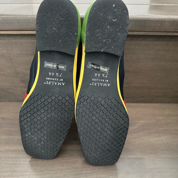 Amalfi by Rangoni/ vintage multi-color loafers/Soft leather/womans 71/2 - Picture 12 of 15